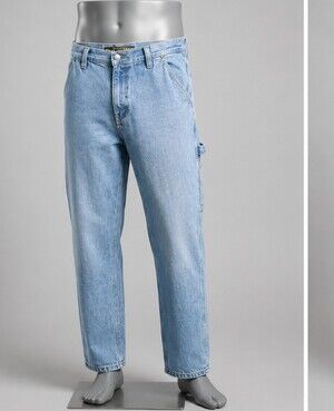 Steve & Barry's Vintage Loose Fit Carpenter Jeans - 38x32 Pre-owned Y2k